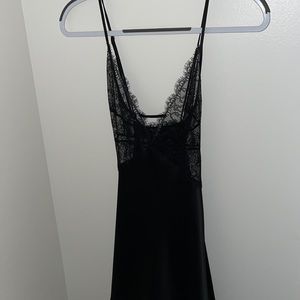 Victoria Secret Lace Plunge Slip